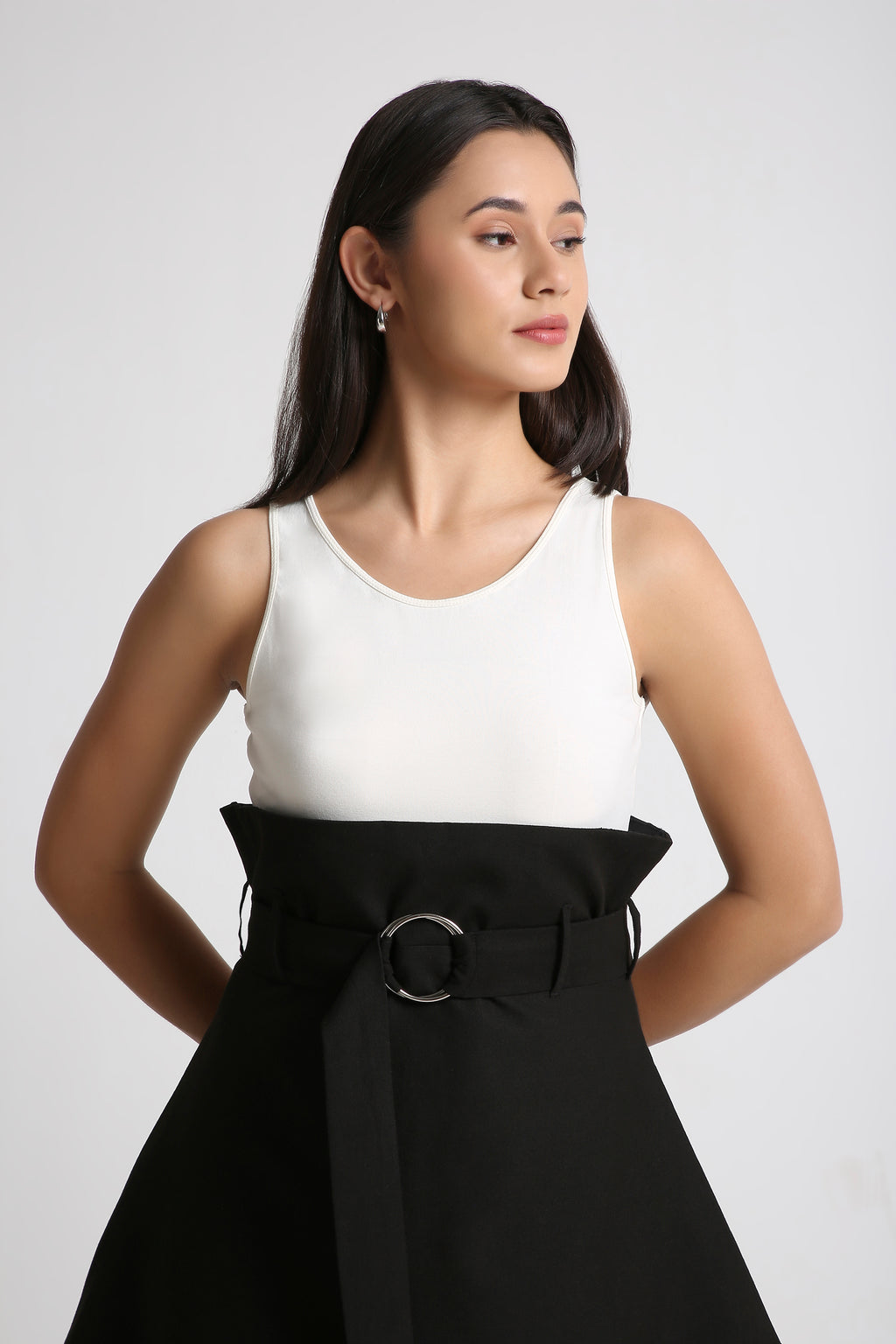 Luxe Belted Skirt - MUZÈRA